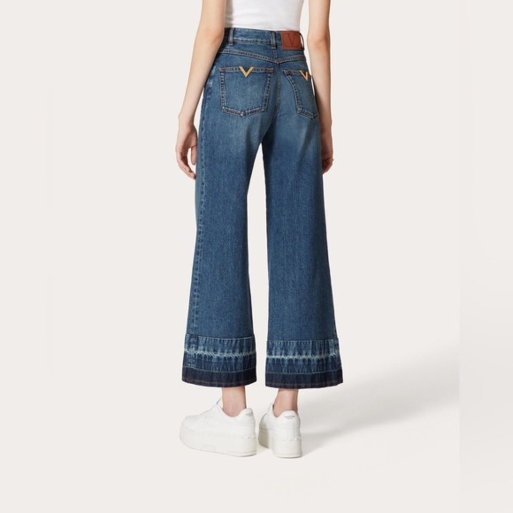 BLUE WASHED DENIM Valentino JEANS